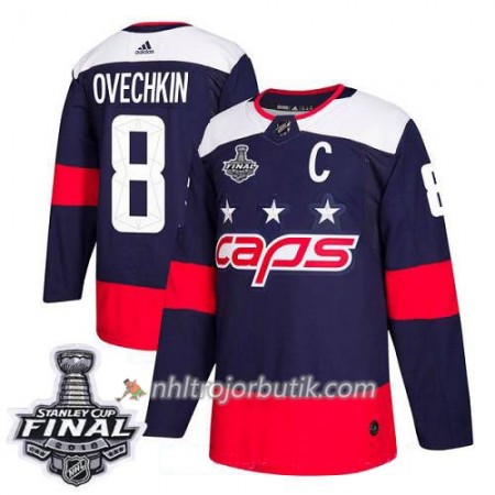 Män Ishockey Washington Capitals Tröja Alex Ovechkin 8 2018 Stanley Cup Final Patch Adidas Stadium Series Authentic Män Ishockey Washington Capitals Tröja Alex Ovechkin 8 2018 Stanley Cup Final Patch Adidas Stadium Series Authentic